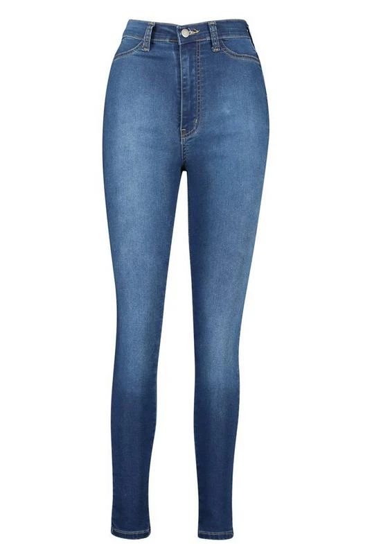 BOOHOO Super High Waist Power Stretch Skinny Jeans 3 BOOHOO Super High Waist Power Stretch Skinny Jeans - Image 3