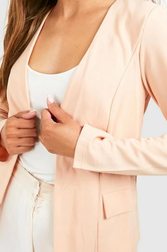BOOHOO Collarless Blazer 4 BOOHOO Collarless Blazer - Image 4
