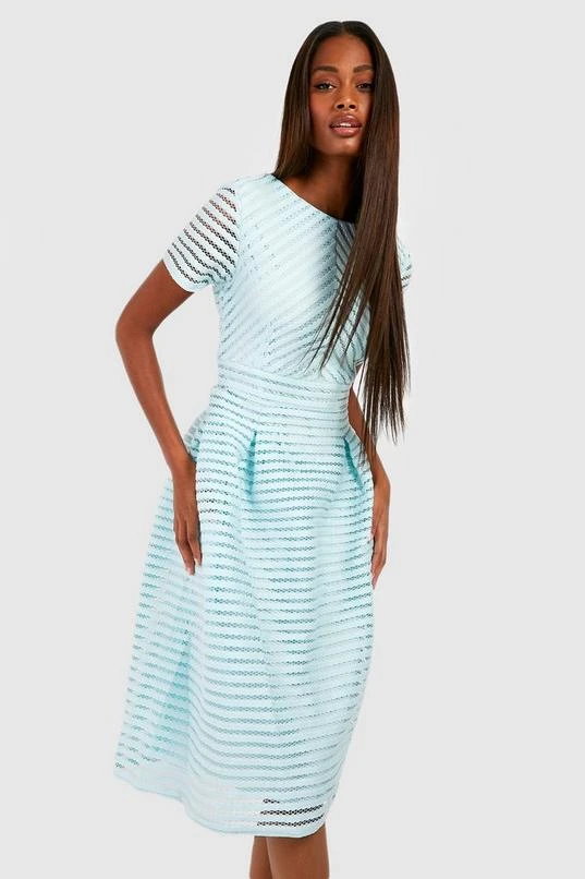 BOOHOO Boutique Full Skirted Prom Midi Dress 1 BOOHOO Boutique Full Skirted Prom Midi Dress