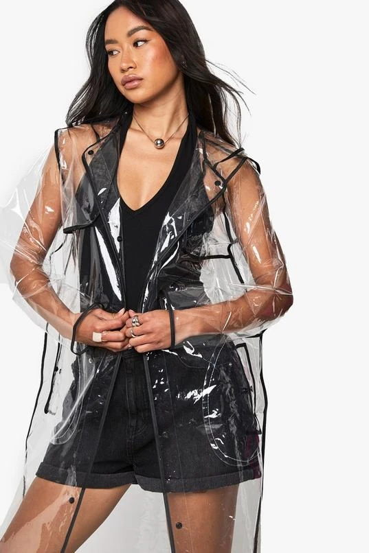BOOHOO Longline Transparent Festival Mac 3 BOOHOO Longline Transparent Festival Mac - Image 3