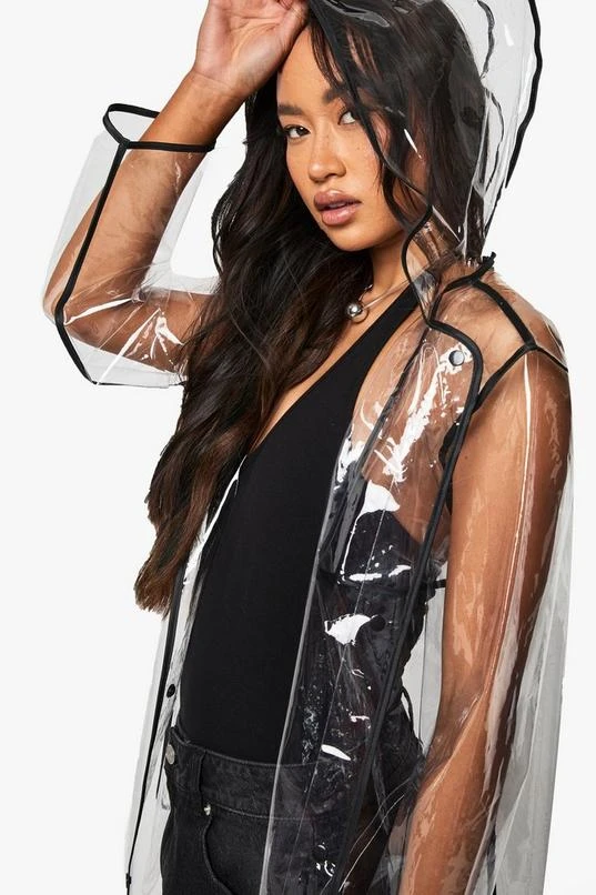 BOOHOO Longline Transparent Festival Mac 4 BOOHOO Longline Transparent Festival Mac - Image 4