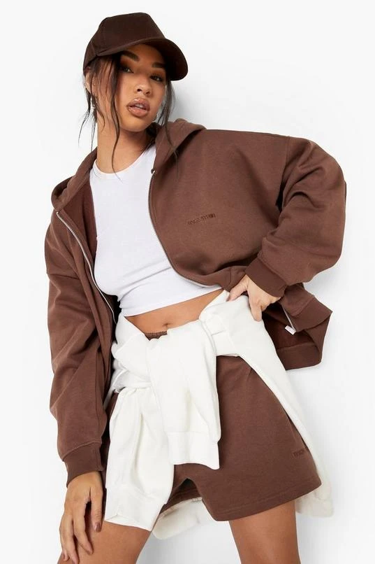 BOOHOO Recycled Premium Zip Through Hoodie 1 BOOHOO Recycled Premium Zip Through Hoodie