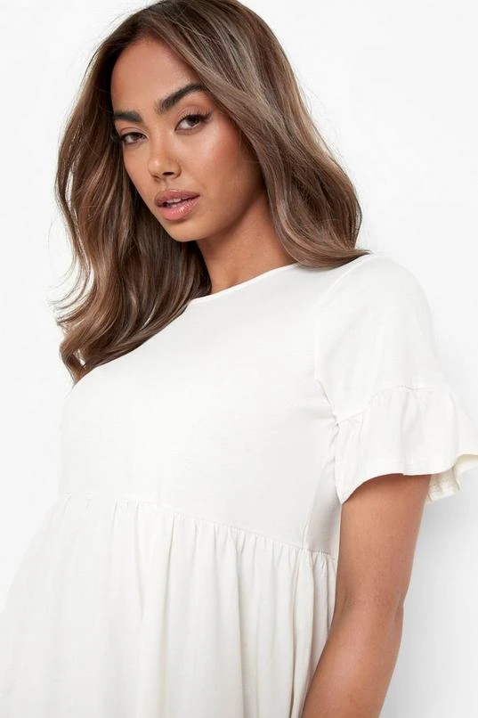 BOOHOO Frill Sleeve Smock Dress 4 BOOHOO Frill Sleeve Smock Dress - Image 4