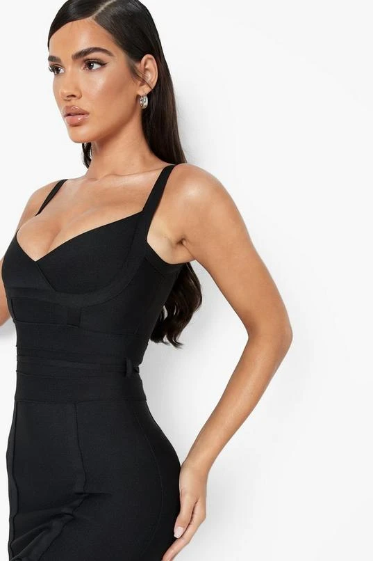 BOOHOO Bandage Tie Detail Mini Dress 4 BOOHOO Bandage Tie Detail Mini Dress - Image 4