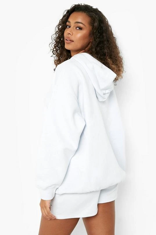 BOOHOO Dsgn Text Print Hooded Short Tracksuit 2 BOOHOO Dsgn Text Print Hooded Short Tracksuit - Image 2