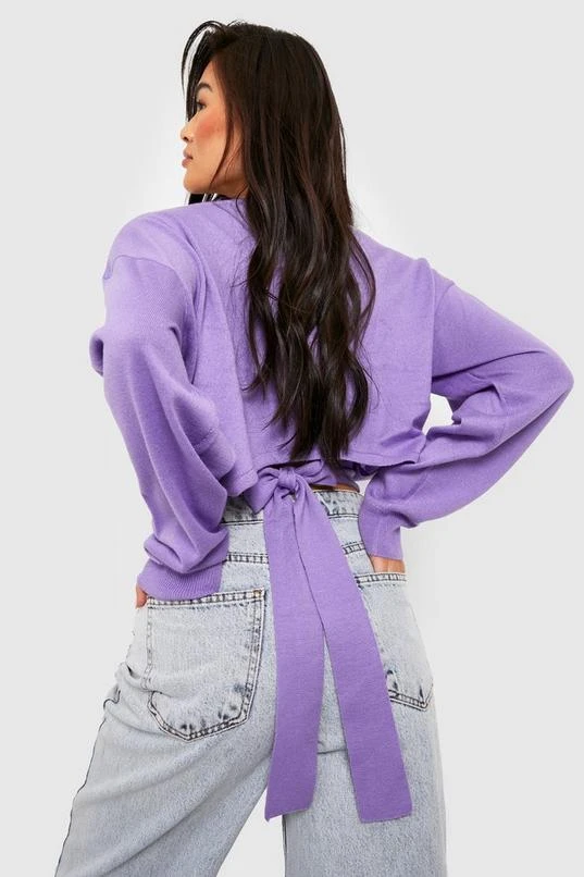 BOOHOO Tie Back Sweater 2 BOOHOO Tie Back Sweater - Image 2