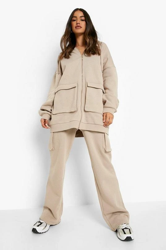 BOOHOO Recycled Cargo Pocket Straight Leg Jogger 3 BOOHOO Recycled Cargo Pocket Straight Leg Jogger - Image 3