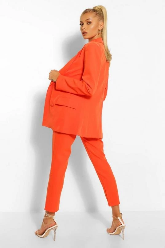 BOOHOO Split Hem Tailored Skinny Pants 2 BOOHOO Split Hem Tailored Skinny Pants - Image 2