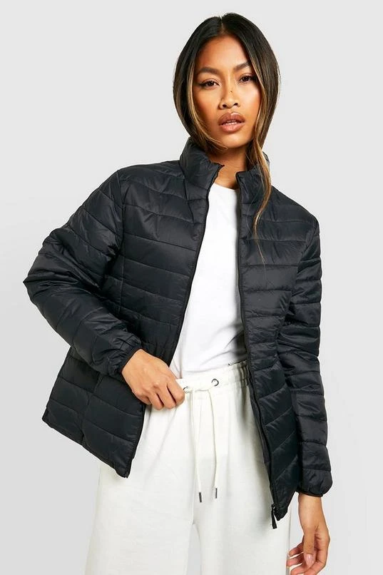 BOOHOO Funnel Neck Puffer Jacket 1 BOOHOO Funnel Neck Puffer Jacket