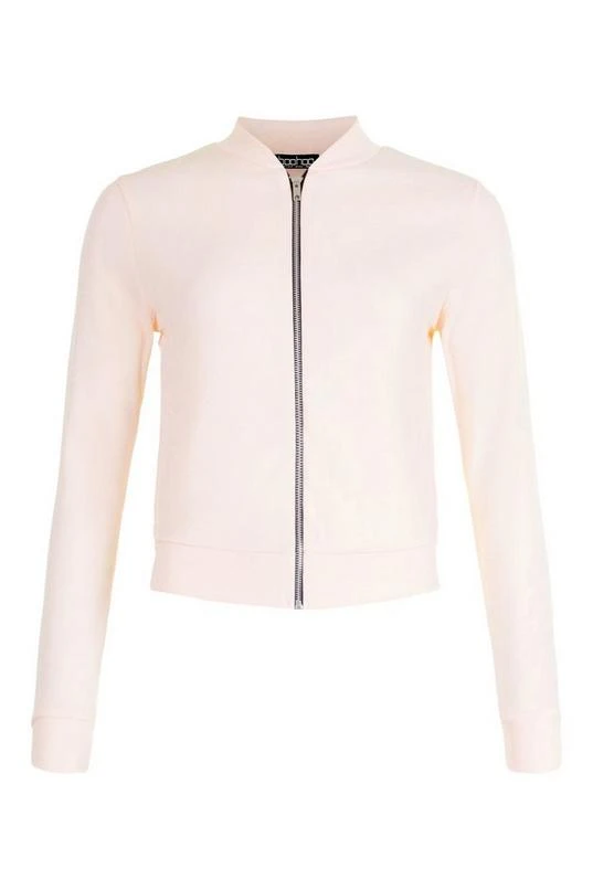 BOOHOO Crepe Bomber Jacket 3 BOOHOO Crepe Bomber Jacket - Image 3