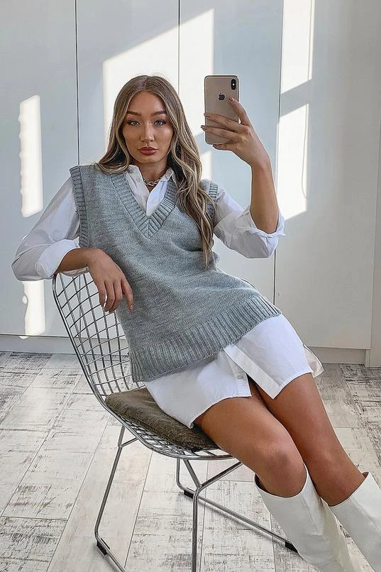 BOOHOO Knitted Tank Top 1 BOOHOO Knitted Tank Top