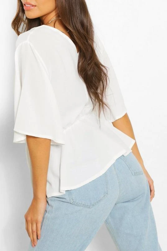 BOOHOO Frill Sleeve Blouse 2 BOOHOO Frill Sleeve Blouse - Image 2