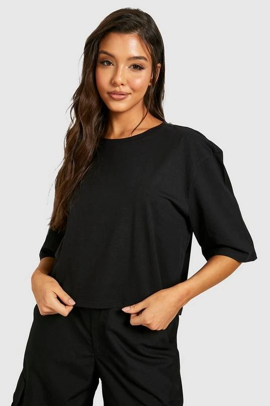 BOOHOO Boxy Crop T-Shirt Two Pack 4 BOOHOO Boxy Crop T-Shirt Two Pack - Image 4