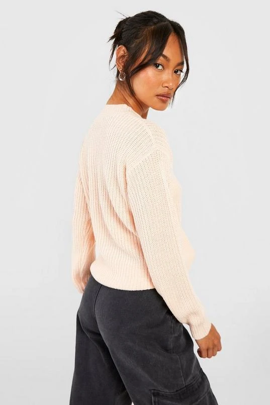BOOHOO Fisherman Crew Neck Sweater 2 BOOHOO Fisherman Crew Neck Sweater - Image 2