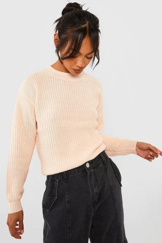 BOOHOO Fisherman Crew Neck Sweater 4 BOOHOO Fisherman Crew Neck Sweater - Image 4