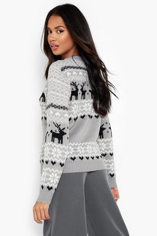 BOOHOO Christmas Fairisle Knitted Sweater 2 BOOHOO Christmas Fairisle Knitted Sweater - Image 2