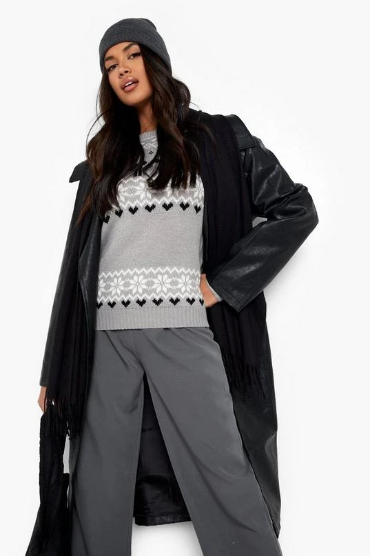 BOOHOO Christmas Fairisle Knitted Sweater 4 BOOHOO Christmas Fairisle Knitted Sweater - Image 4