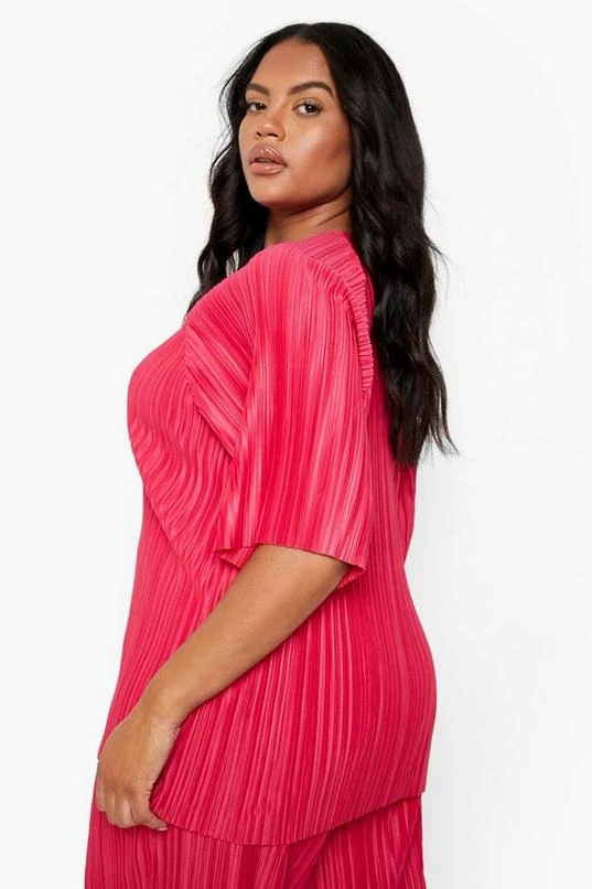 BOOHOO Plus Plisse T-Shirt 2 BOOHOO Plus Plisse T-Shirt - Image 2