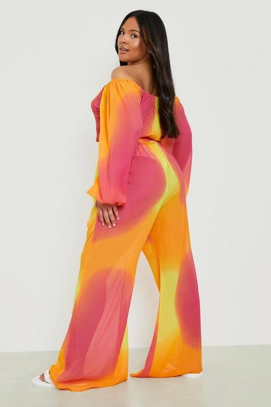 BOOHOO Plus Ombre Print Beach Two-Piece 2 BOOHOO Plus Ombre Print Beach Two-Piece - Image 2