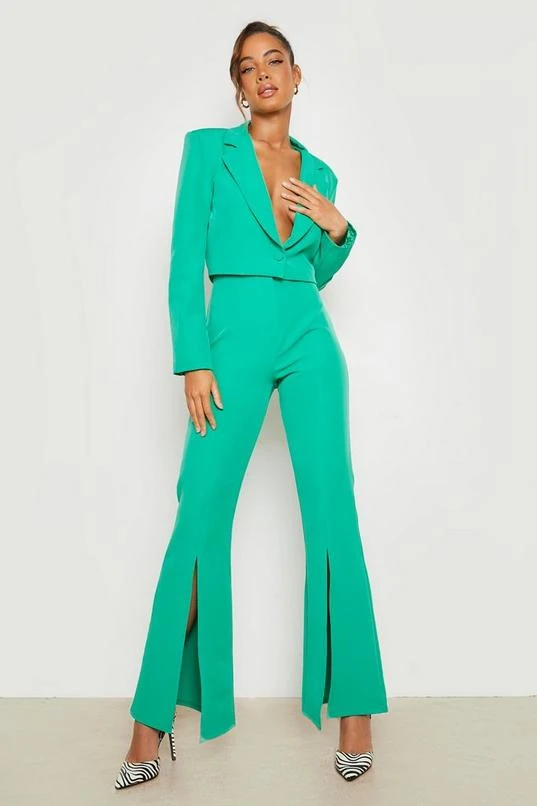 BOOHOO Tailored Cropped Blazer 3 BOOHOO Tailored Cropped Blazer - Image 3