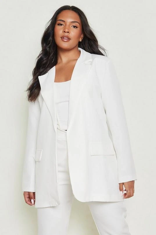 BOOHOO Plus Oversized Dad Blazer & Pants Suits 3 BOOHOO Plus Oversized Dad Blazer & Pants Suits - Image 3