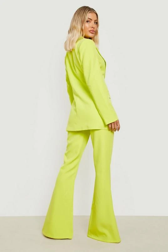 BOOHOO Split Front Flared Dress Pants 2 BOOHOO Split Front Flared Dress Pants - Image 2