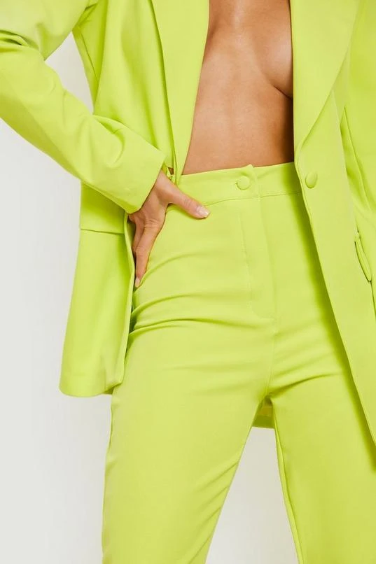 BOOHOO Split Front Flared Dress Pants 4 BOOHOO Split Front Flared Dress Pants - Image 4