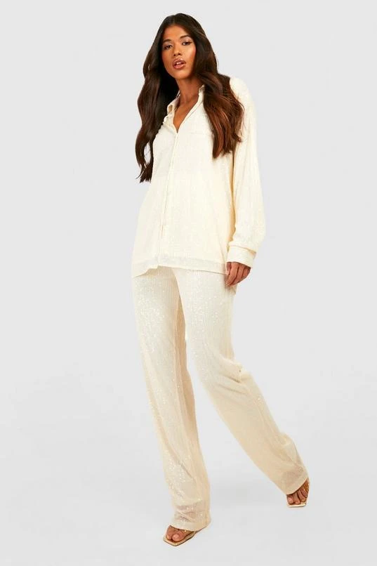 BOOHOO Tall Sequin Pants 3 BOOHOO Tall Sequin Pants - Image 3