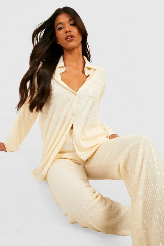 BOOHOO Tall Sequin Pants 4 BOOHOO Tall Sequin Pants - Image 4