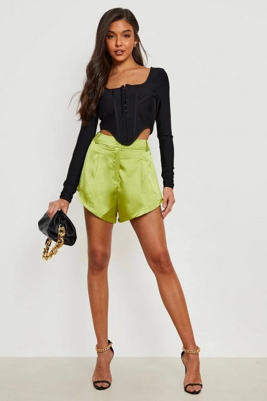 BOOHOO Bandage Long Sleeve Hook And Eye Corset Top 3 BOOHOO Bandage Long Sleeve Hook And Eye Corset Top - Image 3