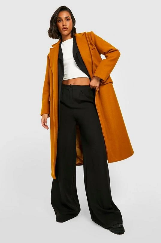 BOOHOO Maxi Wool Look Coat 3 BOOHOO Maxi Wool Look Coat - Image 3