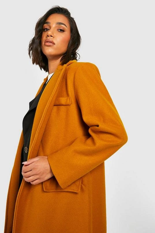 BOOHOO Maxi Wool Look Coat 4 BOOHOO Maxi Wool Look Coat - Image 4