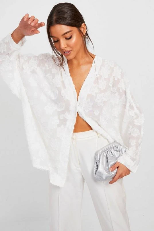 BOOHOO Textured Relaxed Fit Shirt 1 BOOHOO Textured Relaxed Fit Shirt