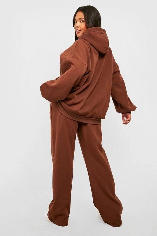 BOOHOO Plus Applique Straight Leg Hooded Tracksuit 2 BOOHOO Plus Applique Straight Leg Hooded Tracksuit - Image 2