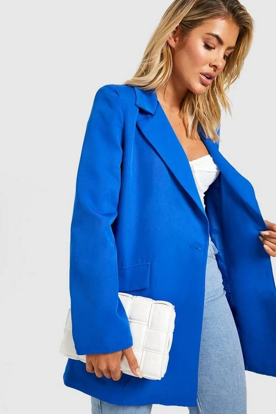 BOOHOO Color Pop Relaxed Fit Tailored Blazer 1 BOOHOO Color Pop Relaxed Fit Tailored Blazer