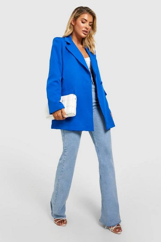 BOOHOO Color Pop Relaxed Fit Tailored Blazer 3 BOOHOO Color Pop Relaxed Fit Tailored Blazer - Image 3