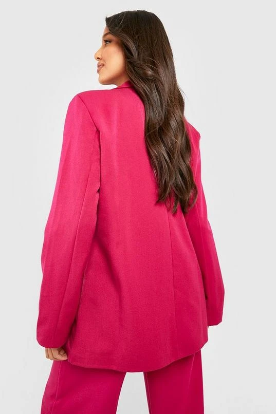 BOOHOO Contrast Button Marl Tailored Blazer 2 BOOHOO Contrast Button Marl Tailored Blazer - Image 2