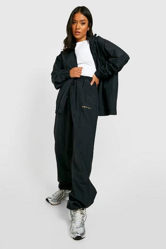 BOOHOO Nylon Funnel Neck Tracksuit 1 BOOHOO Nylon Funnel Neck Tracksuit