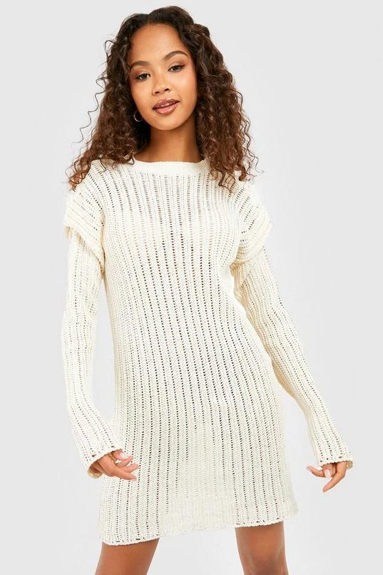 BOOHOO Crochet High Neck Dress 3 BOOHOO Crochet High Neck Dress - Image 3