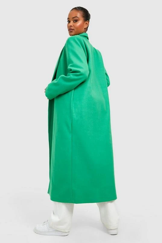 BOOHOO Tall Relaxed Collar Wool Look Maxi Coat 2 BOOHOO Tall Relaxed Collar Wool Look Maxi Coat - Image 2