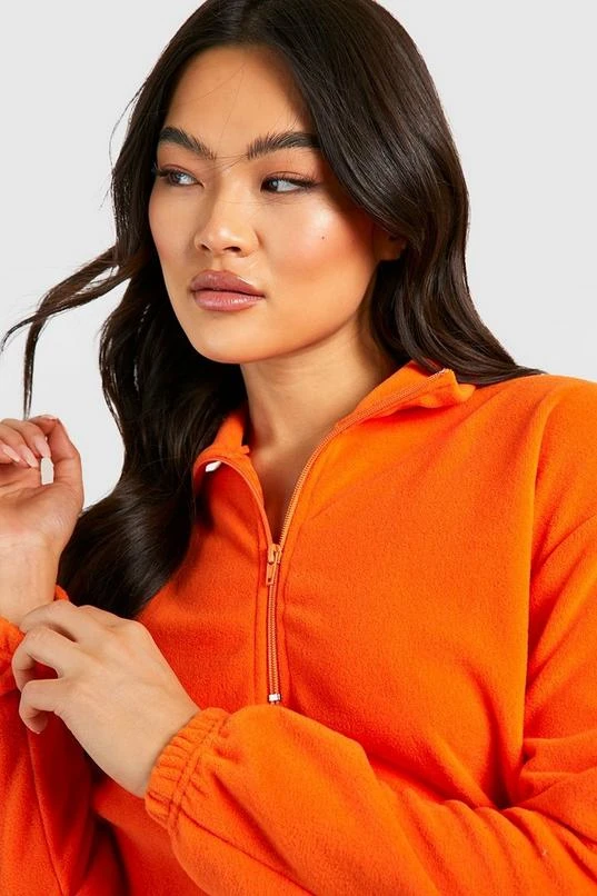 BOOHOO Polar Fleece Half Zip Sweater 3 BOOHOO Polar Fleece Half Zip Sweater - Image 3