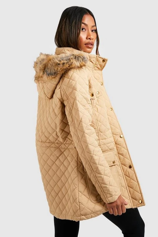 BOOHOO Faux Fur Parka 2 BOOHOO Faux Fur Parka - Image 2