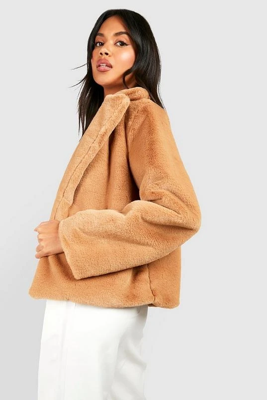 BOOHOO Faux Fur Coat 2 BOOHOO Faux Fur Coat - Image 2