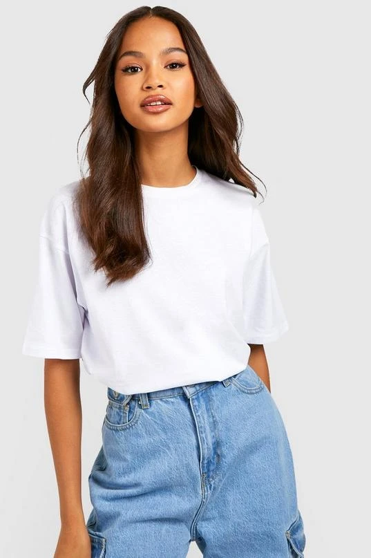 BOOHOO 2 Pack Cotton Basic Oversized Tshirt 1 BOOHOO 2 Pack Cotton Basic Oversized Tshirt