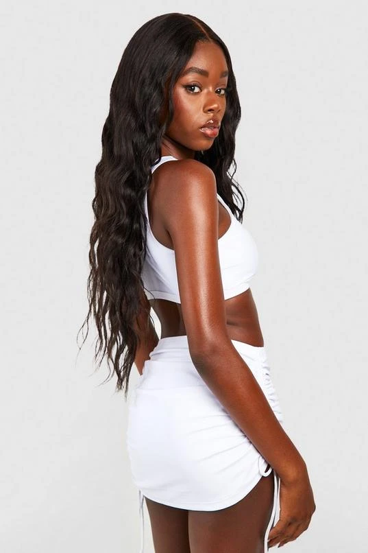 BOOHOO Tummy Control Ruched Sides Swim Skirt 2 BOOHOO Tummy Control Ruched Sides Swim Skirt - Image 2