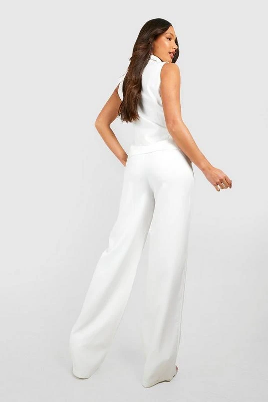 BOOHOO Tall Premium High Waisted Tailored Wide Leg Pants 2 BOOHOO Tall Premium High Waisted Tailored Wide Leg Pants - Image 2