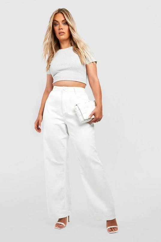 BOOHOO Plus Denim Wide Leg Jean 3 BOOHOO Plus Denim Wide Leg Jean - Image 3