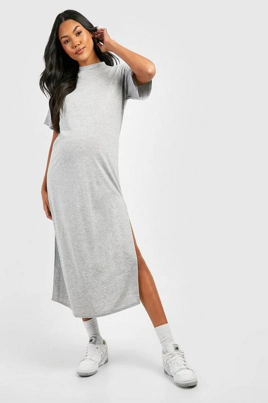 BOOHOO Maternity T-Shirt Midi Dress 3 BOOHOO Maternity T-Shirt Midi Dress - Image 3