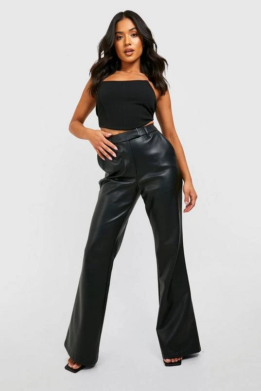 BOOHOO Black Petite Seam Detail Scuba Corset 3 BOOHOO Black Petite Seam Detail Scuba Corset - Image 3