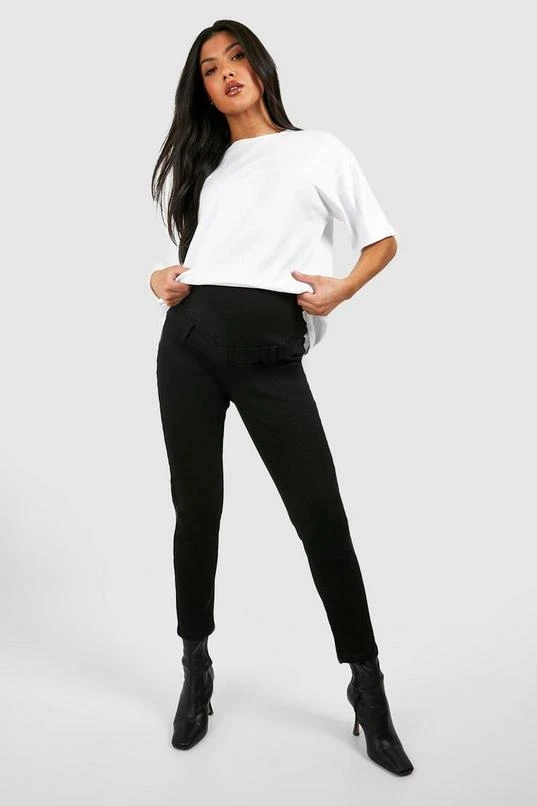 BOOHOO Maternity Petite Basic Jeggings 1 BOOHOO Maternity Petite Basic Jeggings